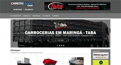 Desktop Screenshot of carretasusadas.com.br